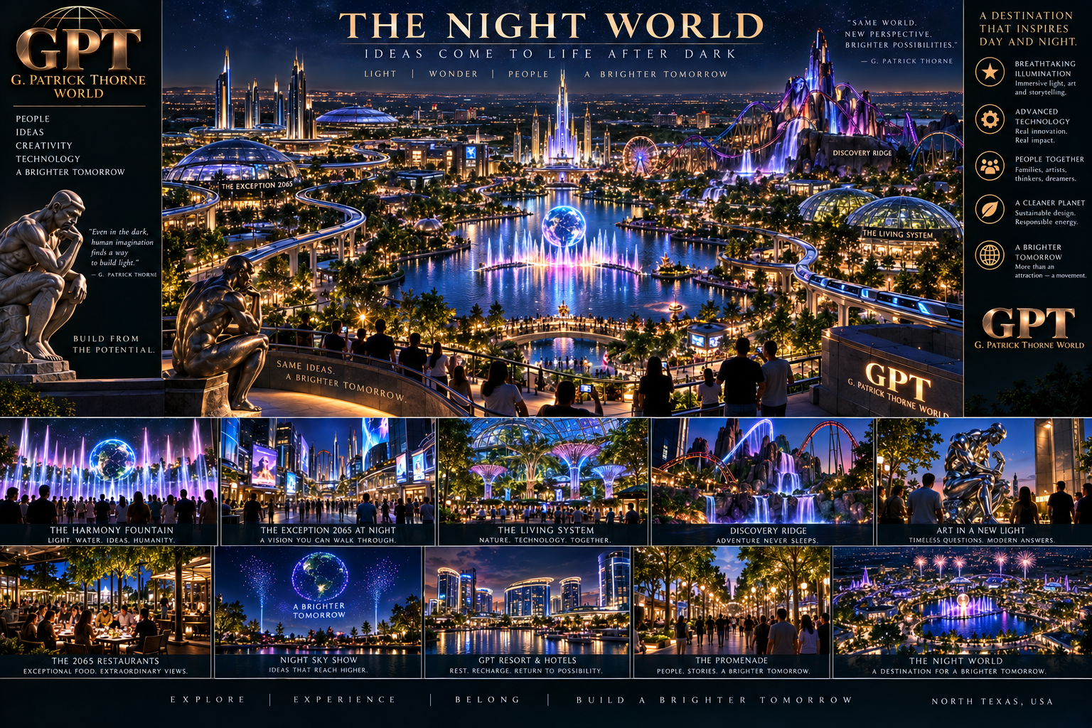 G. Patrick Thorne World at night